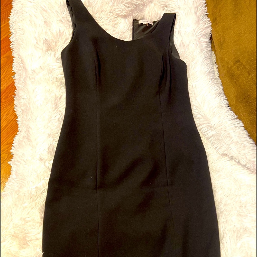 ⚫️Calvin Klein black fitted sheath dress⚫️